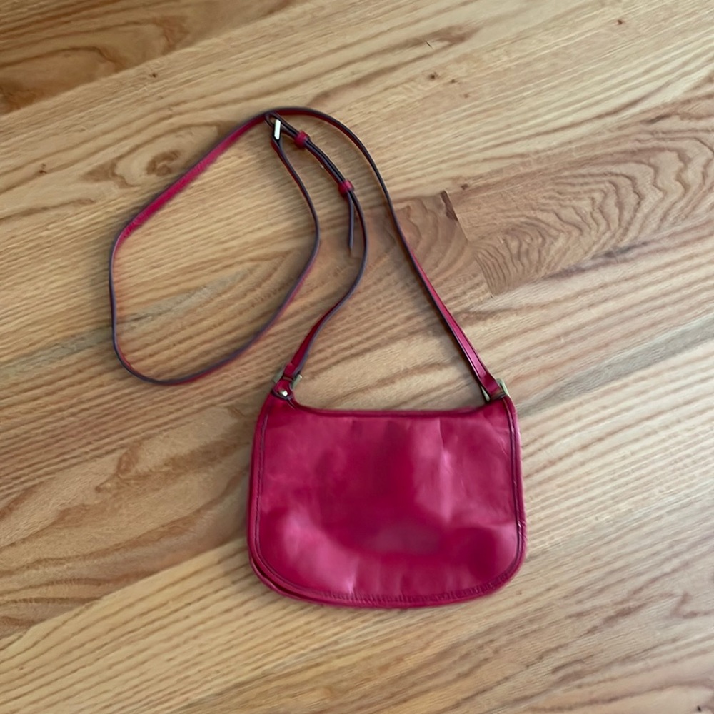Hobo small leather crossbody bag